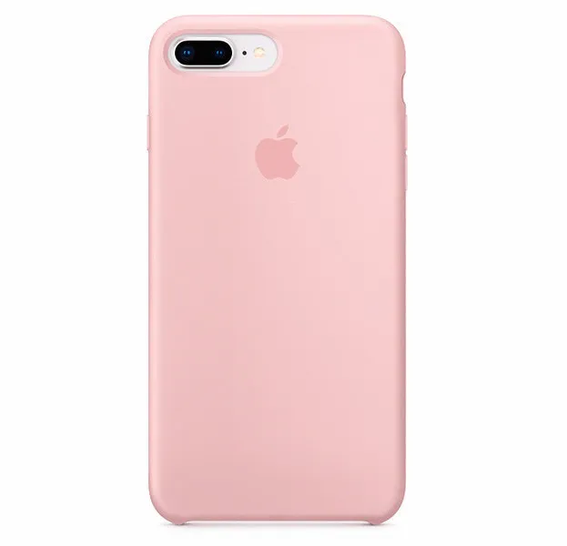 Жемчужно-розовый силиконовый чехол для Айфон 7/8 Plus Silicone Case