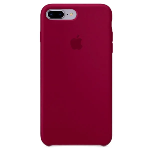 Малиновый силиконовый чехол для Айфон 7/8 Plus Silicone Case