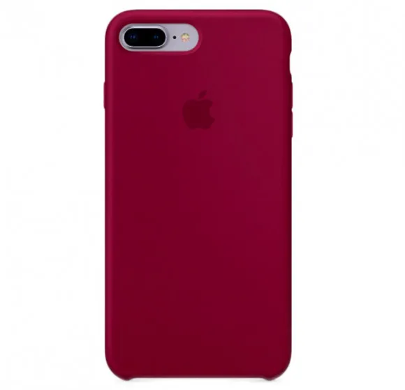 Малиновый силиконовый чехол для Айфон 7/8 Plus Silicone Case