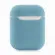 Силиконовый чехол для Эпл ЭирПодс 2 Silicone Case (светло голубой)