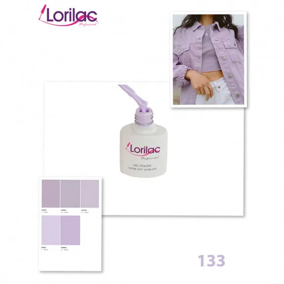 Гель-лак Lorilac -133 10 ml Гель-лак Lorilac -133 10 ml