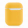 Силиконовый чехол для Эпл ЭирПодс 2 Silicone Case (желтый)