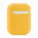 Силиконовый чехол для Эпл ЭирПодс 2 Silicone Case (желтый)