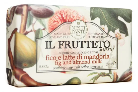 Мыло Инжир и Миндальное Молоко  Nesti Dante 250г Мыло Инжир и Миндальное Молоко  Nesti Dante 250г
