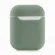 Силиконовый чехол для Эпл ЭирПодс 2 Silicone Case (тёмно зелёный)