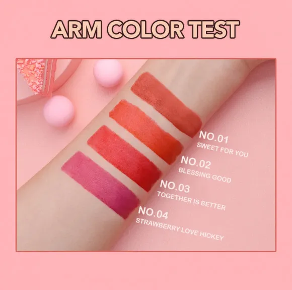 Тинт для губ 2 в 1 O.TWO.O арт. YJ005-01 №4 (Strawberry Love Hickey) 6.5 g. Тинт для губ 2 в 1 O.TWO.O арт. YJ005-01 №4 (Strawberry Love Hickey) 6.5 g.