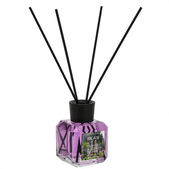 Ароматический диффузор с палочками Beas Patchouli Lavender 120 ml Ароматический диффузор с палочками Beas Patchouli Lavender 120 ml