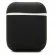 Силиконовый чехол для Эпл ЭирПодс 2 Silicone Case (Черный)