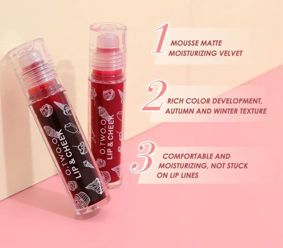 Тинт для губ 2 в 1 O.TWO.O арт. YJ005 №1 (Sweet For You) 6.5 g. Тинт для губ 2 в 1 O.TWO.O арт. YJ005 №1 (Sweet For You) 6.5 g.