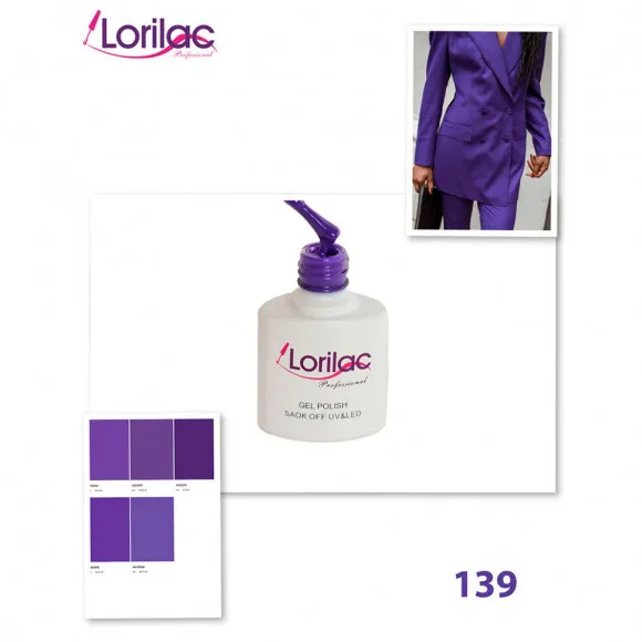 Гель-лак Lorilac -139 10 ml Гель-лак Lorilac -139 10 ml