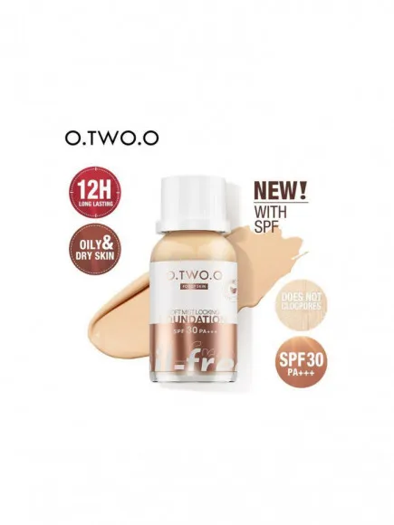 Тональный крем с матовым покрытием для жирной кожи O.TWO.O sc038 #03 Warm Natural Тональный крем с матовым покрытием для жирной кожи O.TWO.O sc038 #03 Warm Natural