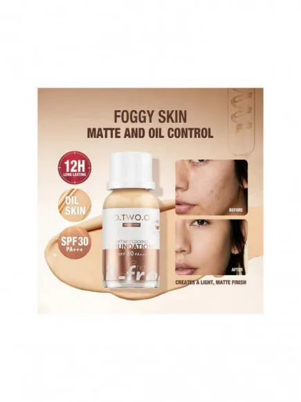 Тональный крем с матовым покрытием для жирной кожи O.TWO.O sc038 #03 Warm Natural Тональный крем с матовым покрытием для жирной кожи O.TWO.O sc038 #03 Warm Natural