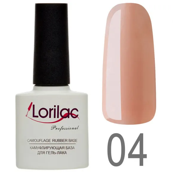 Lorilac камуфлирующая база для гель-лака 10 ml #4