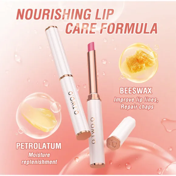 O.TWO.O Увлажняющий бальзам для губ с добавлением пчелиного воска 0.9 g. #1 Розовый Арт: SC052