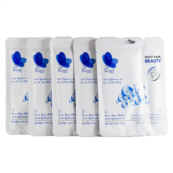 Маски для лица Rosel Cosmetics Face Mask 100% Hyaluronic acid Маски для лица Rosel Cosmetics Face Mask 100% Hyaluronic acid