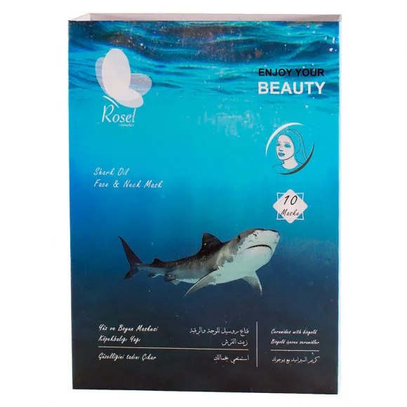 Маски для лица Rosel Cosmetics Face Mask Shark oil Маски для лица Rosel Cosmetics Face Mask Shark oil