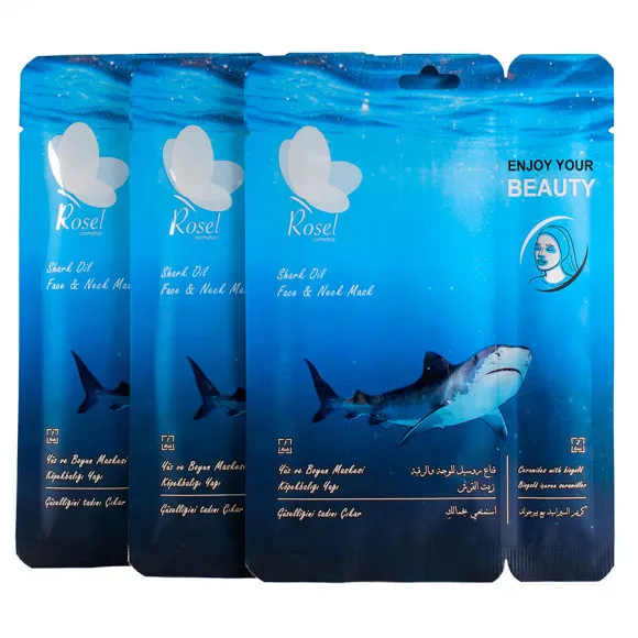 Маски для лица Rosel Cosmetics Face Mask Shark oil Маски для лица Rosel Cosmetics Face Mask Shark oil