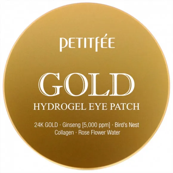 Патчи гидрогелевые с золотом Petitfee Gold Hydrogel Eye Patch 5+ golden complex (60шт) Патчи гидрогелевые с золотом Petitfee Gold Hydrogel Eye Patch 5+ golden complex (60шт)