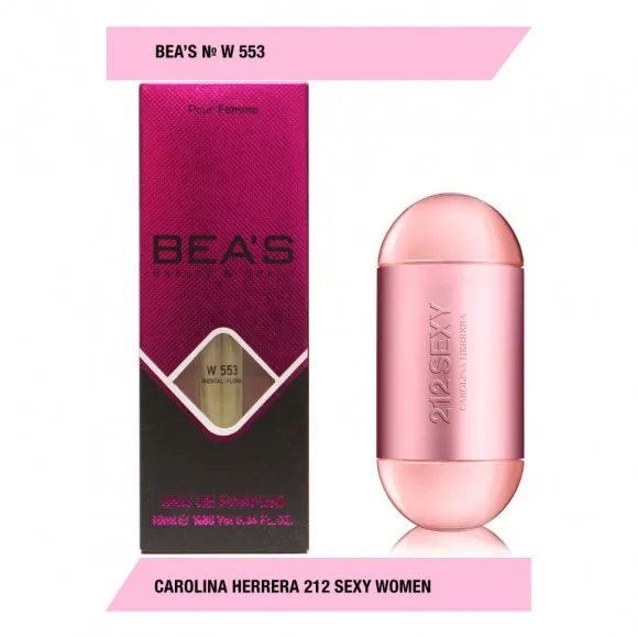 Компактный парфюм Beas Carolina Herrera 212 Sexy for women 10 ml арт. W 553 Компактный парфюм Beas Carolina Herrera 212 Sexy for women 10 ml арт. W 553