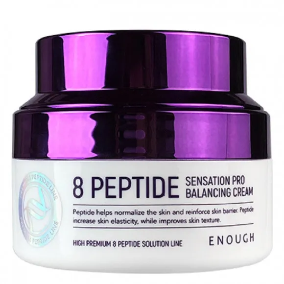 Восстанавливающий крем с пептидами Enough 8 Peptide Sensation Pro Balancing Cream 50 ml Восстанавливающий крем с пептидами Enough 8 Peptide Sensation Pro Balancing Cream 50 ml