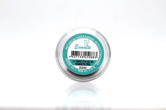 Ресницы Esmalte в банке B-0.2 - 10мм 1гр. Шелк