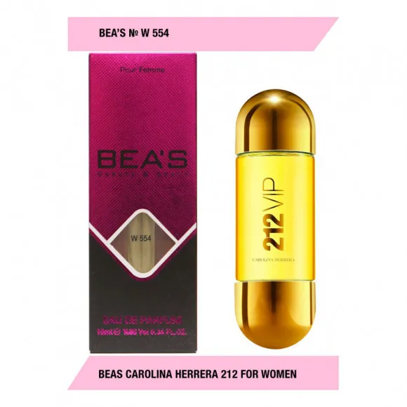 Компактный парфюм Beas Carolina Herrera 212 for women 10 ml арт. W 554 Компактный парфюм Beas Carolina Herrera 212 for women 10 ml арт. W 554
