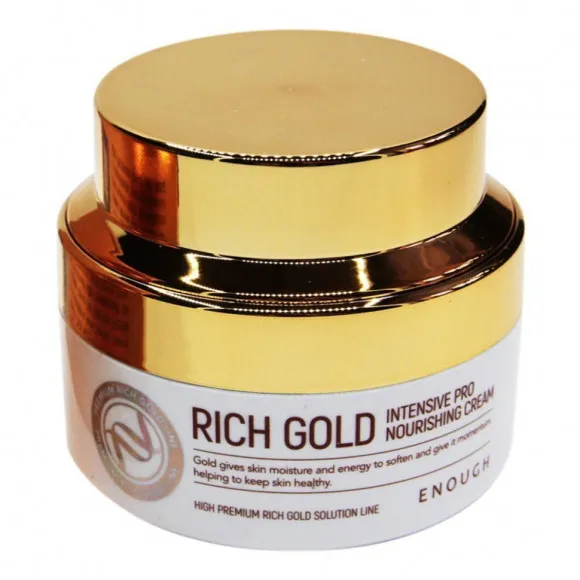 Питательный крем с золотом Enough Rich Gold Intensive Pro Nourishing Cream 50 ml Питательный крем с золотом Enough Rich Gold Intensive Pro Nourishing Cream 50 ml