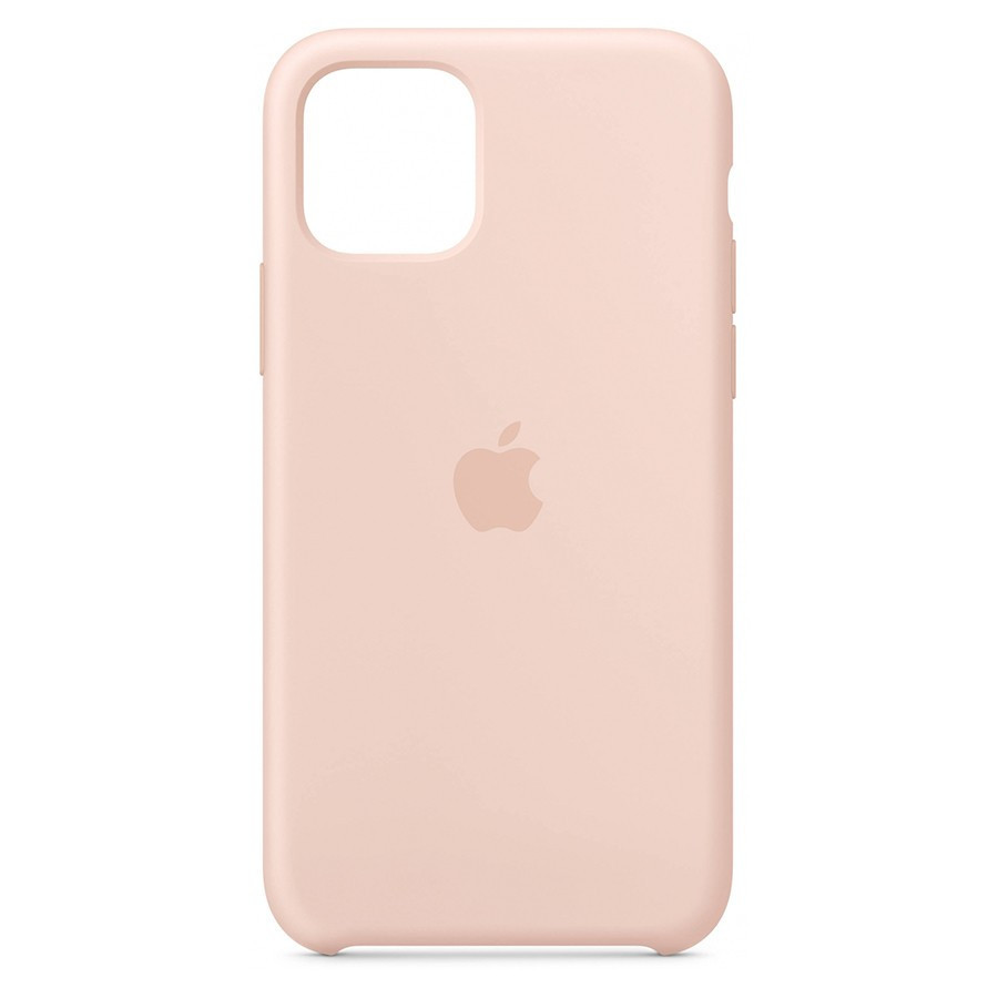 Силиконовый чехол для Айфон 12 Pro (Светло-розовый)