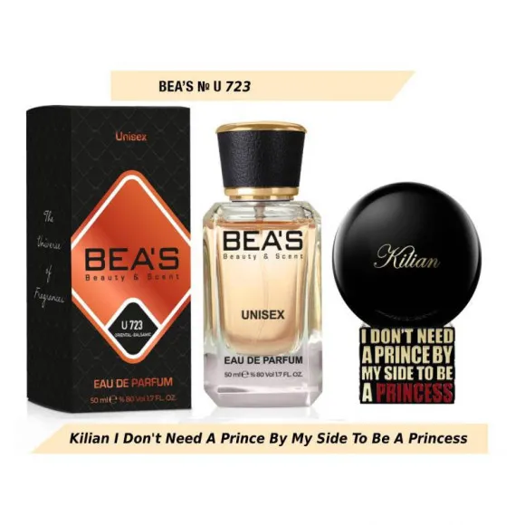 Парфюм Beas КиLиан I Don't Need A Prince By My Side To Be A Princess 50 ml Unisex арт. U 723 Парфюм Beas КиLиан I Don't Need A Prince By My Side To Be A Princess 50 ml Unisex арт. U 723