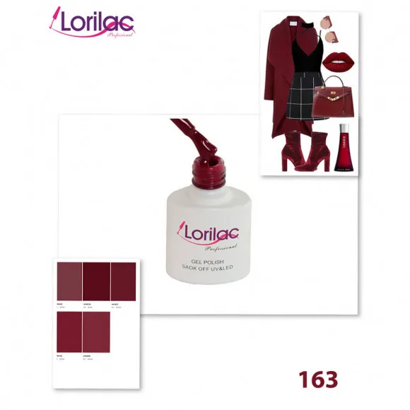Гель-лак Lorilac -163 10 ml Гель-лак Lorilac -163 10 ml