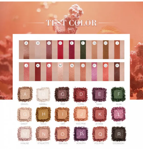 Матовые Тени для век O.TWO.O арт. 9995 27 g.