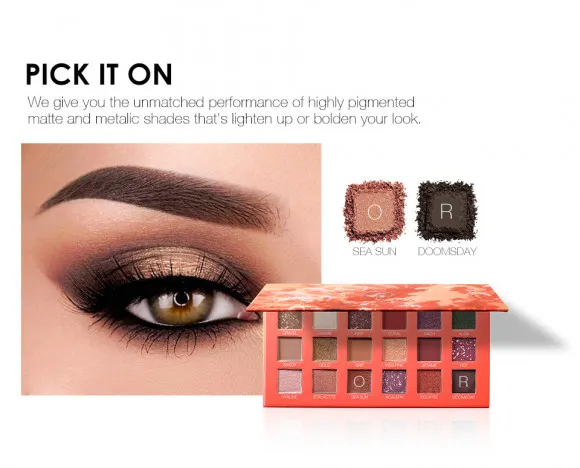 Матовые Тени для век O.TWO.O арт. 9995 27 g.