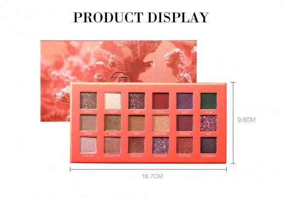 Матовые Тени для век O.TWO.O арт. 9995 27 g.