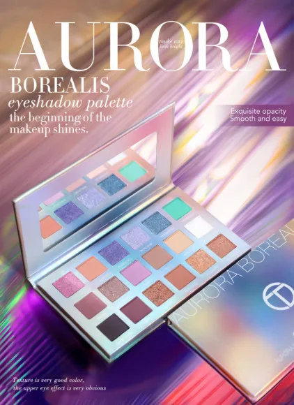 Палетка блестящих матовых теней для век O.TWO.O арт. 1006 18 g. Палетка блестящих матовых теней для век O.TWO.O арт. 1006 18 g.