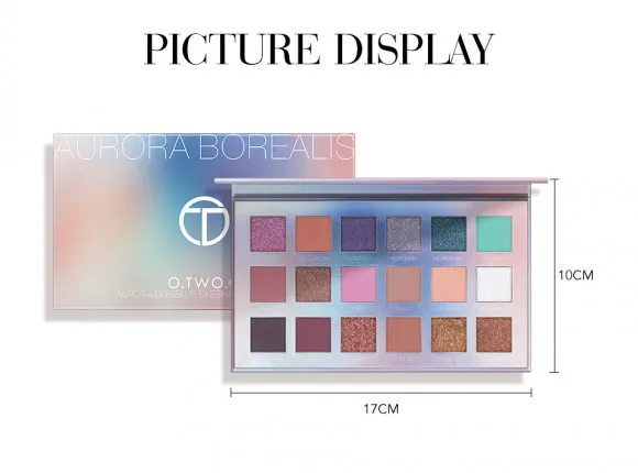 Палетка блестящих матовых теней для век O.TWO.O арт. 1006 18 g. Палетка блестящих матовых теней для век O.TWO.O арт. 1006 18 g.