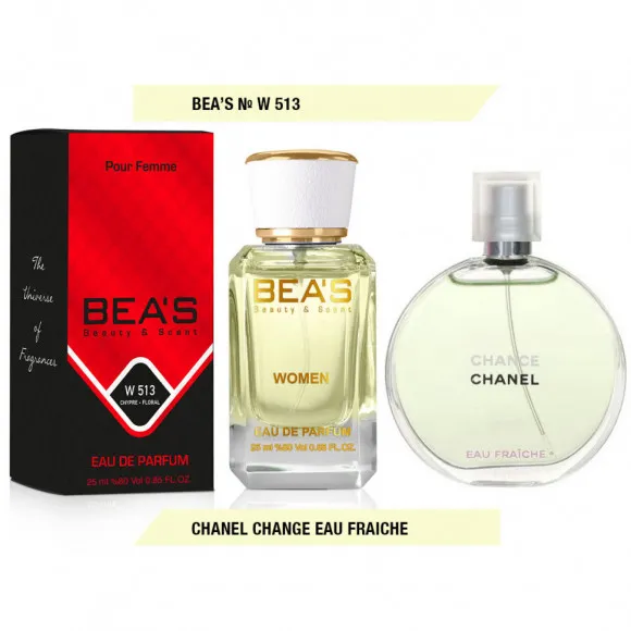 Парфюм Beas Chanel Chance Eau Fraiche 25 ml for women арт. W 513