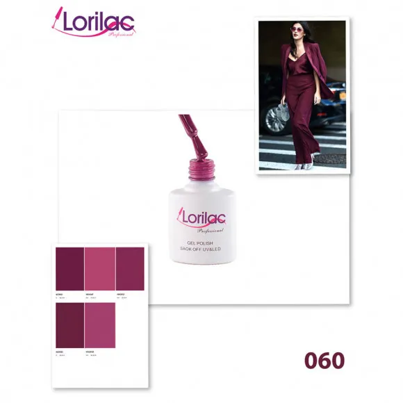 Гель-лак Lorilac -060 10 ml Гель-лак Lorilac -060 10 ml