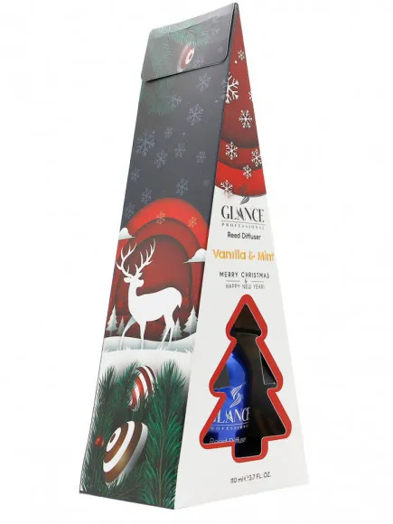 Glance ароматический Диффузор Vanilla & Mint (в подарочной упаковке Merry Christmas & Happy New Year ) 110мл Glance ароматический Диффузор Vanilla & Mint (в подарочной упаковке Merry Christmas & Happy New Year ) 110мл
