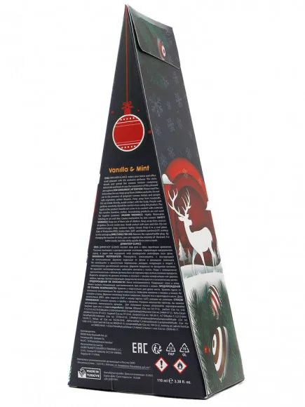 Glance ароматический Диффузор Vanilla & Mint (в подарочной упаковке Merry Christmas & Happy New Year ) 110мл Glance ароматический Диффузор Vanilla & Mint (в подарочной упаковке Merry Christmas & Happy New Year ) 110мл