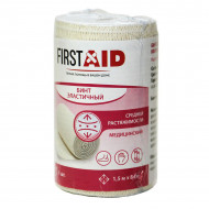 First Aid Бинт эластичный средней растяжимости, 1,5м х 8см