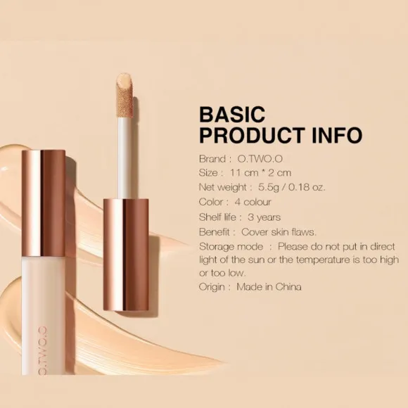 Консилер O.TWO.O High coverage liquid concealer 5.5g (арт. 9998) Консилер O.TWO.O High coverage liquid concealer 5.5g (арт. 9998)