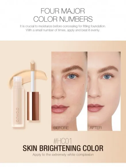 Консилер O.TWO.O High coverage liquid concealer 5.5g (арт. 9998) Консилер O.TWO.O High coverage liquid concealer 5.5g (арт. 9998)