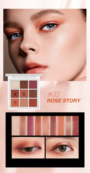 Тени для век 9 цветов O.TWO.O арт. YJ001 №03 10 g. Тени для век 9 цветов O.TWO.O арт. YJ001 №03 10 g.