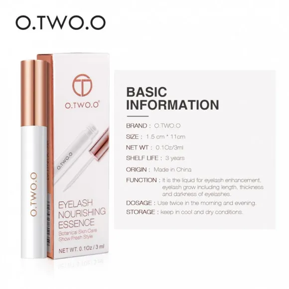 Сыворотка для ресниц O.TWO.O Eyelash Nourishing Essece 3 ml (арт. 9132) Сыворотка для ресниц O.TWO.O Eyelash Nourishing Essece 3 ml (арт. 9132)