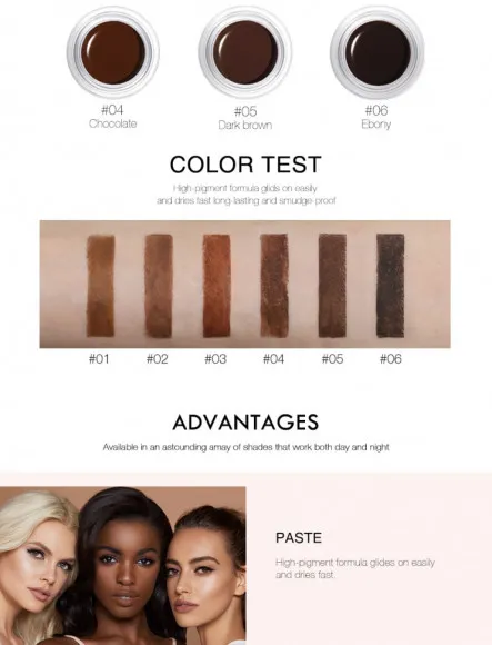 Помада для бровей O.TWO.O Eye Brow 6g (арт. 9990) Помада для бровей O.TWO.O Eye Brow 6g (арт. 9990)