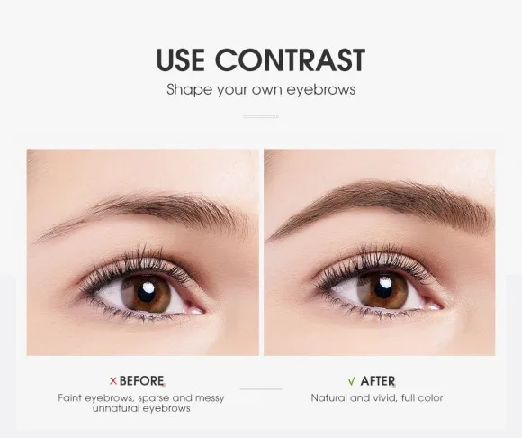 Карандаш для бровей O.TWO.O арт. 1013 #01 (Dark Grey) 20 ml