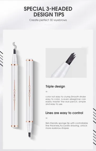 Карандаш для бровей O.TWO.O арт. 1013 #01 (Dark Grey) 20 ml