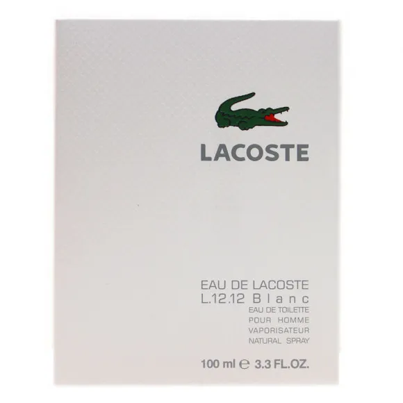 Lacoste Eau De Lacoste L.12.12 Blanc edt for men 100 ml Lacoste Eau De Lacoste L.12.12 Blanc edt for men 100 ml