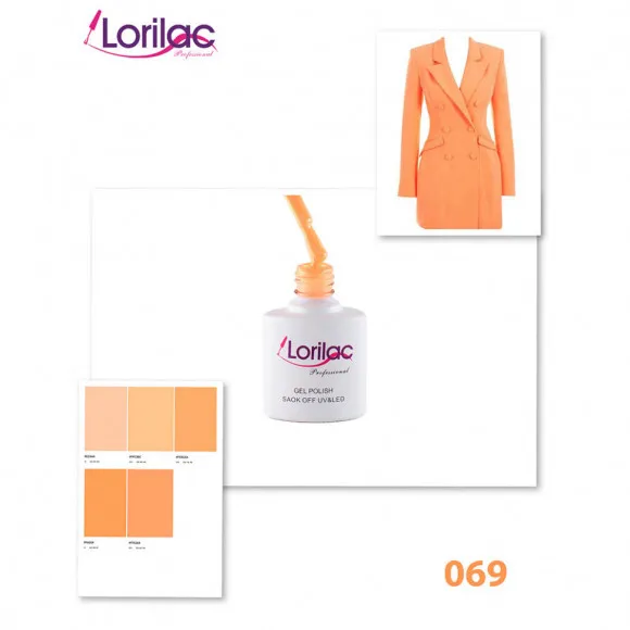 Гель-лак Lorilac -069 10 ml Гель-лак Lorilac -069 10 ml