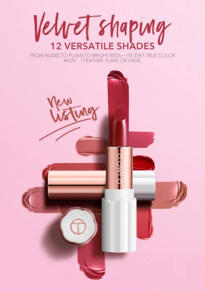 Помада для губ O.TWO.O Velvet Shaping Lipstick 3.8g (арт. 9992)